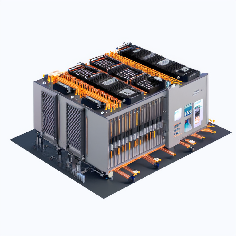 Quais componentes est&atilde;o dentro de um sistema de armazenamento de energia de 261 kWh?